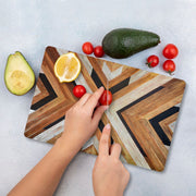 Tábua de Corte – 20 x 30 cm – Multicolorido – Vidro Temperado