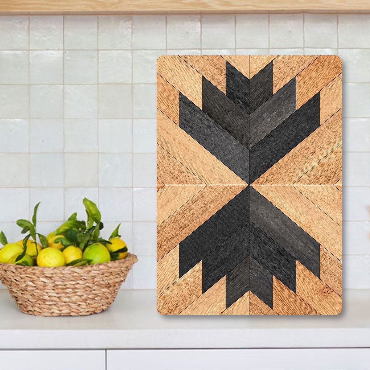 Tábua de corte em vidro temperado – 30 x 40 cm – multicolorido