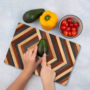 Tábua de Corte – 30 x 40 cm – Multicolorido – Vidro Temperado