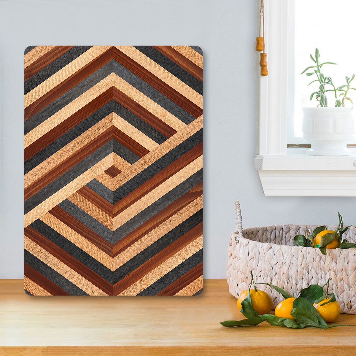 Tábua de Corte – 30 x 40 cm – Multicolorido – Vidro Temperado