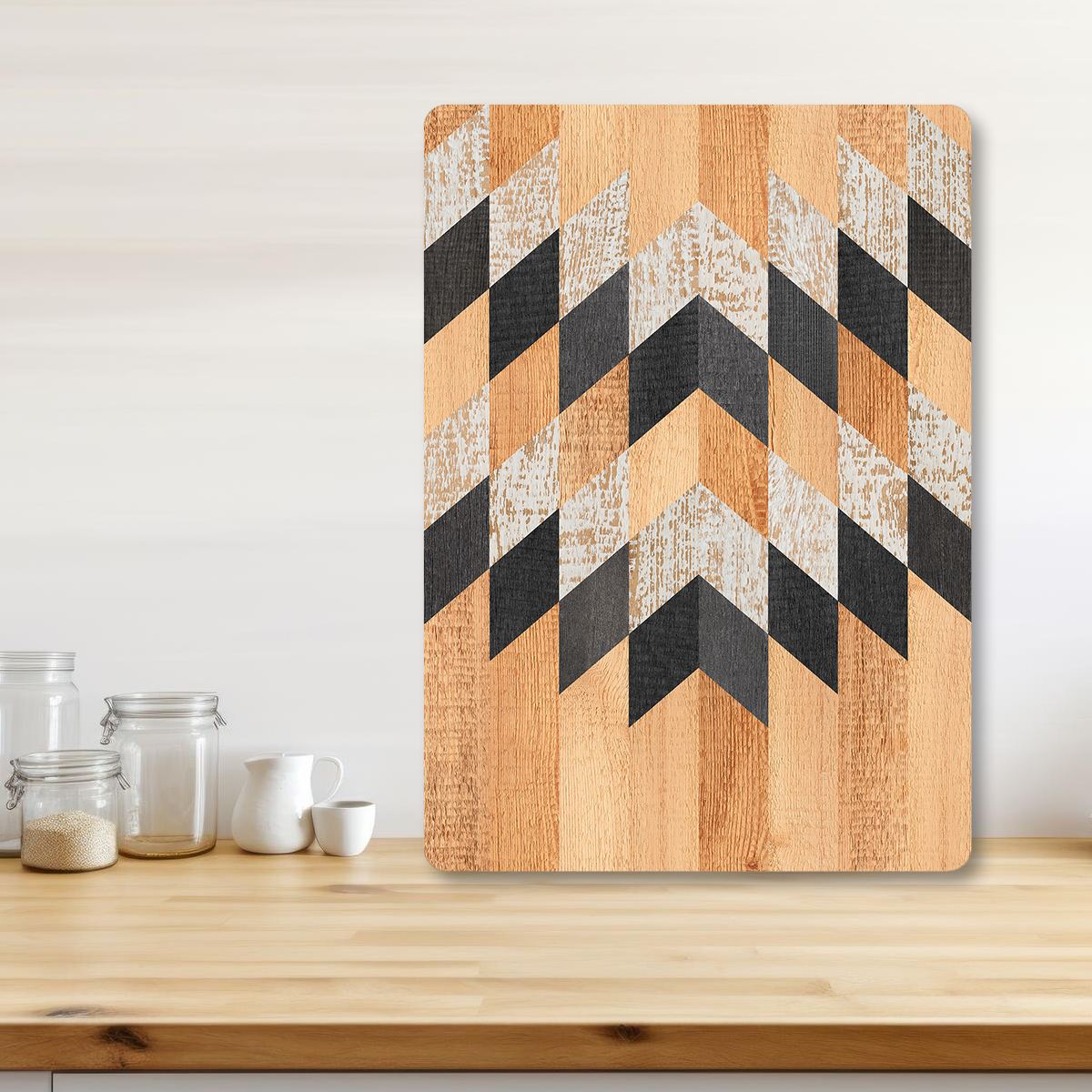 Tábua de corte – 20 x 30 cm – Multicolorido – Vidro temperado