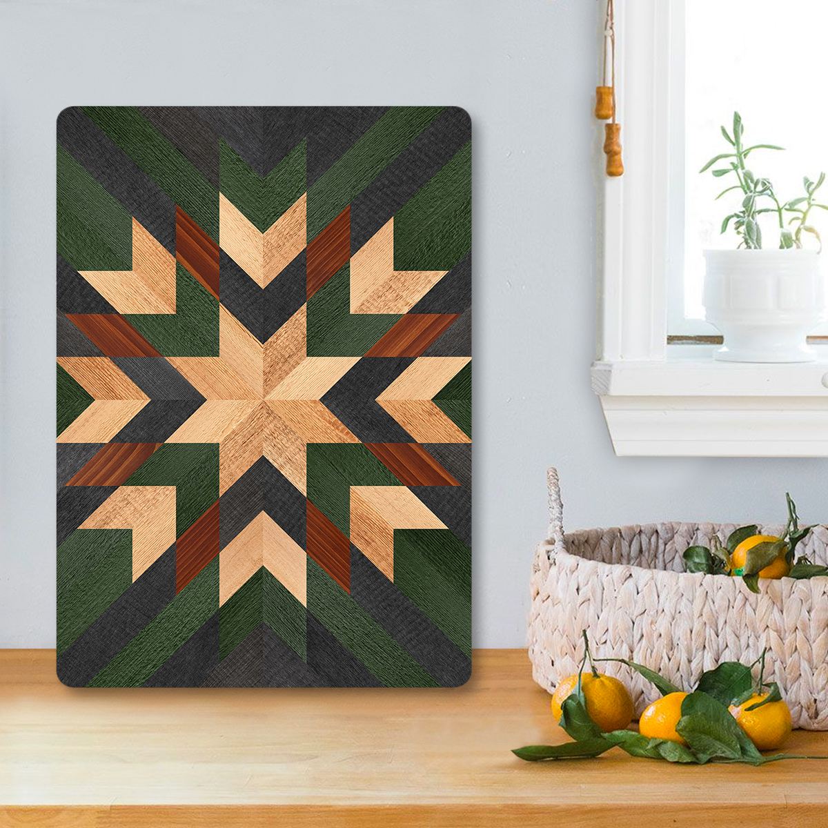 Tábua de corte em vidro temperado – 20 x 30 cm – Multicolorido