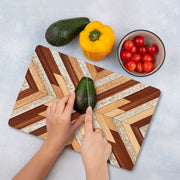 Tábua de Corte – 20 x 30 cm – Multicolorido – Vidro Temperado