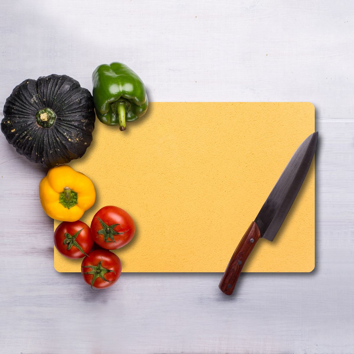 Tábua de Corte – 30 x 40 cm – Multicolorido – Vidro Temperado