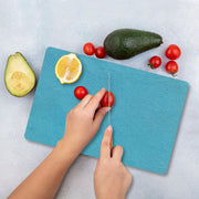 Tábua de corte – 20 x 30 cm – Multicolorido – vidro temperado