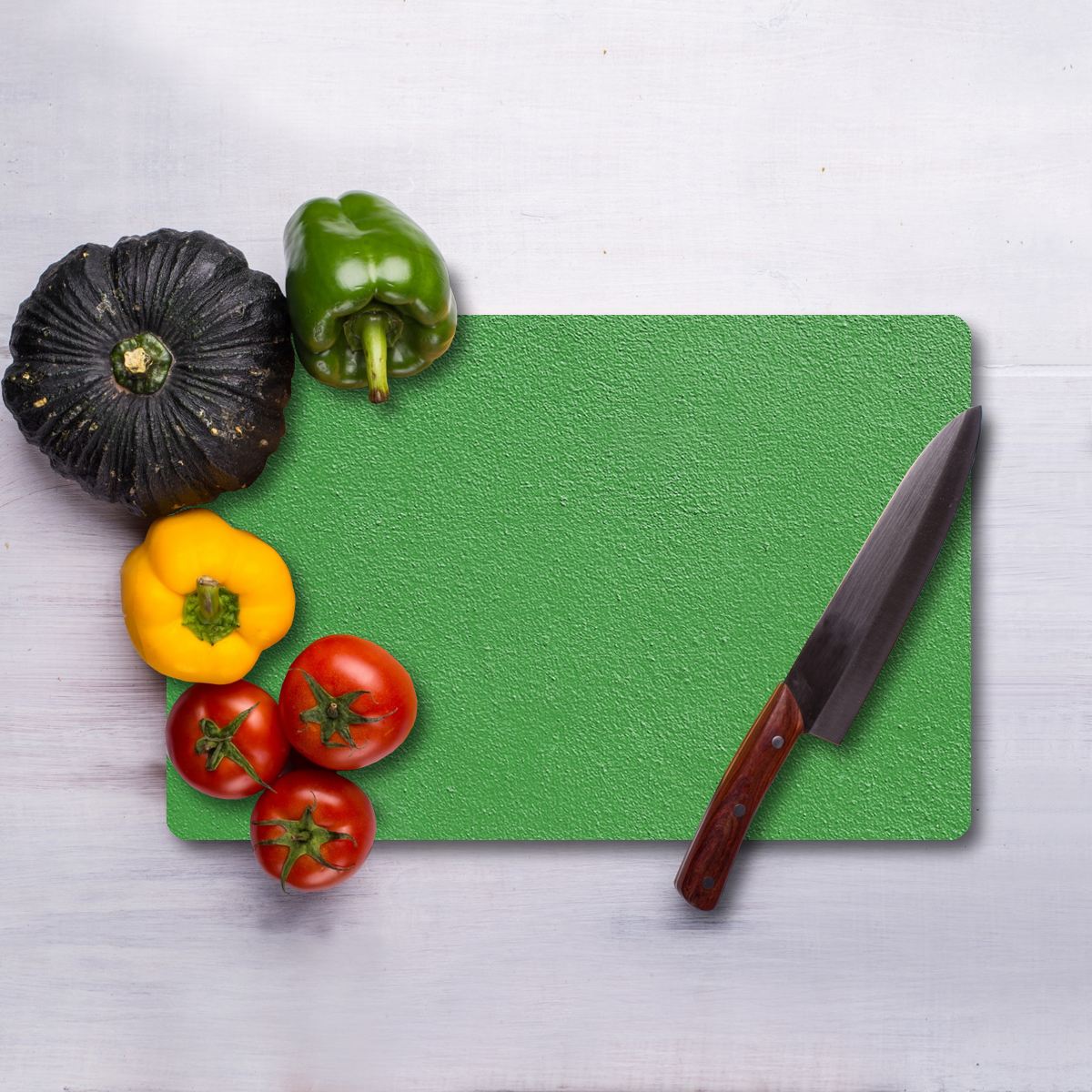 Tábua de Corte – 20 x 30 cm – Multicolorido – Vidro Temperado