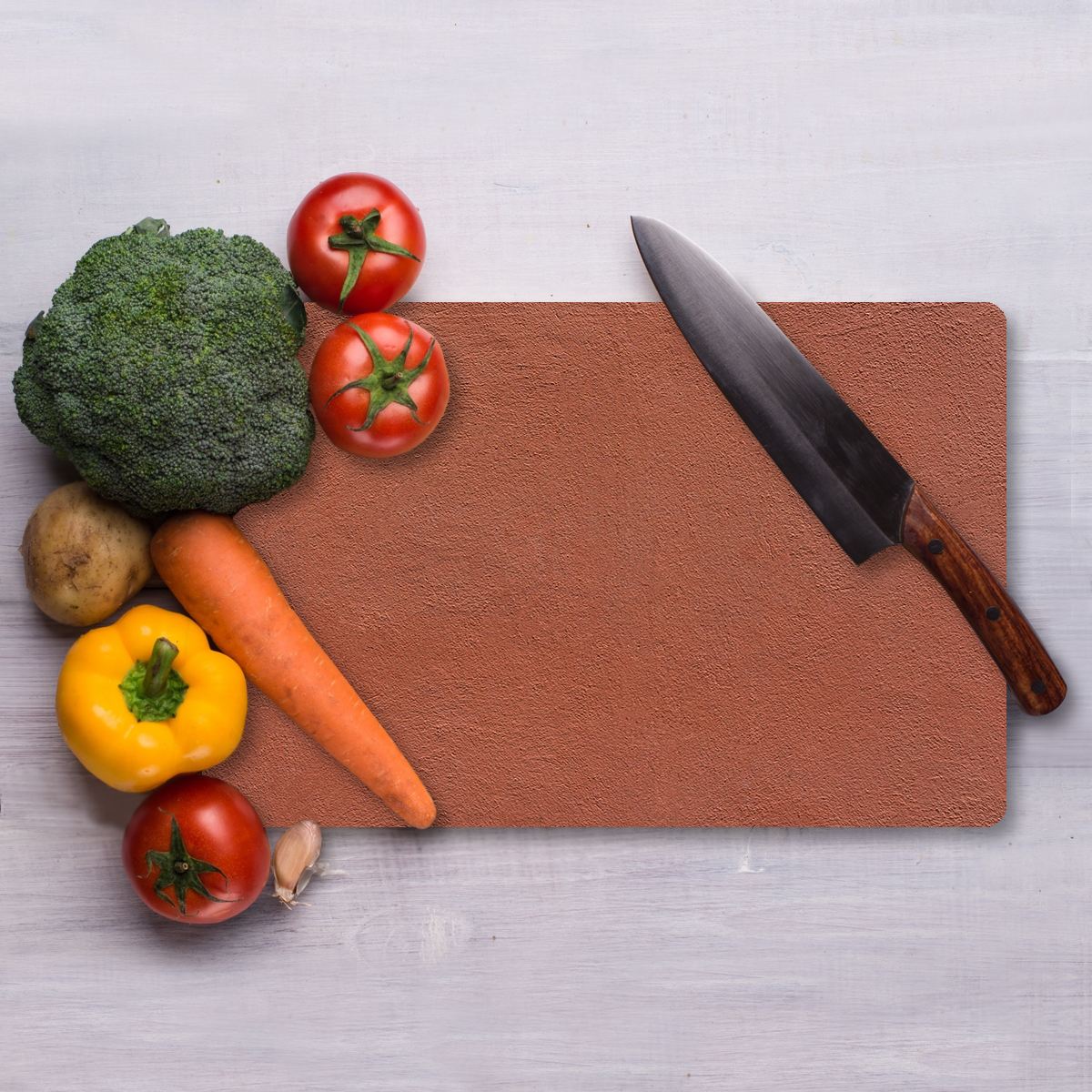 Tábua de Corte – 20 x 30 cm – Multicolorido – Vidro Temperado