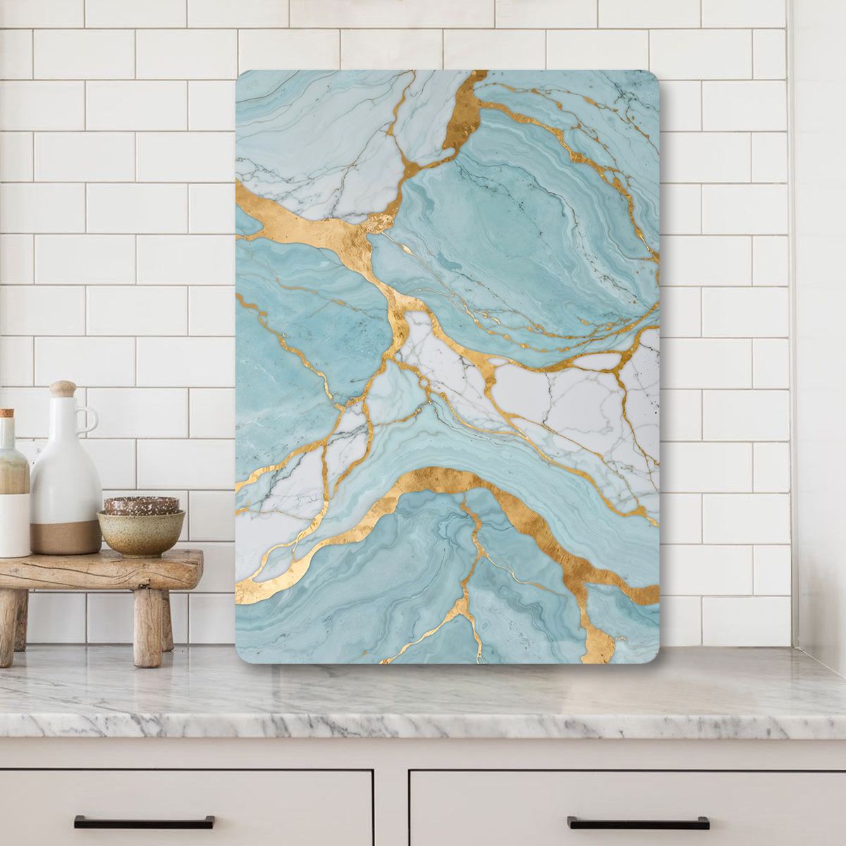 Tábua de Corte – 20 x 30 cm – Multicolorido – Vidro Temperado