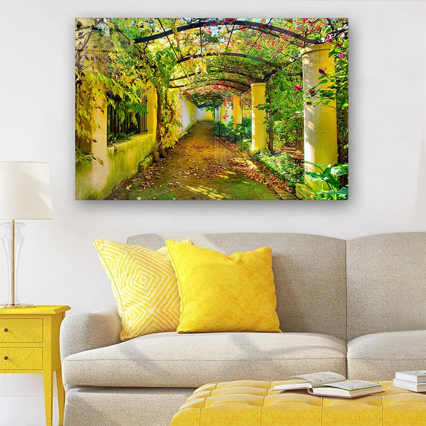 Quadro Decorativo em Vidro Temperado Multicolor 50x70cm - Arte Moderna para Parede