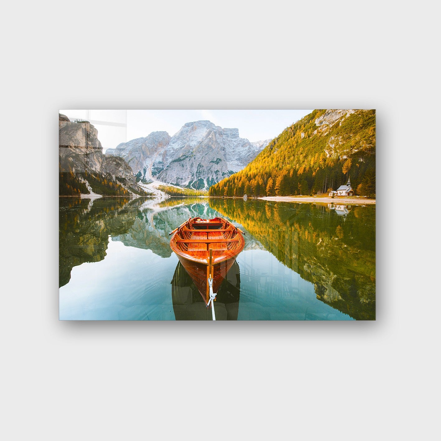 Quadro Decorativo em Vidro Temperado Multicolor 40x60cm - Arte Moderna para Parede