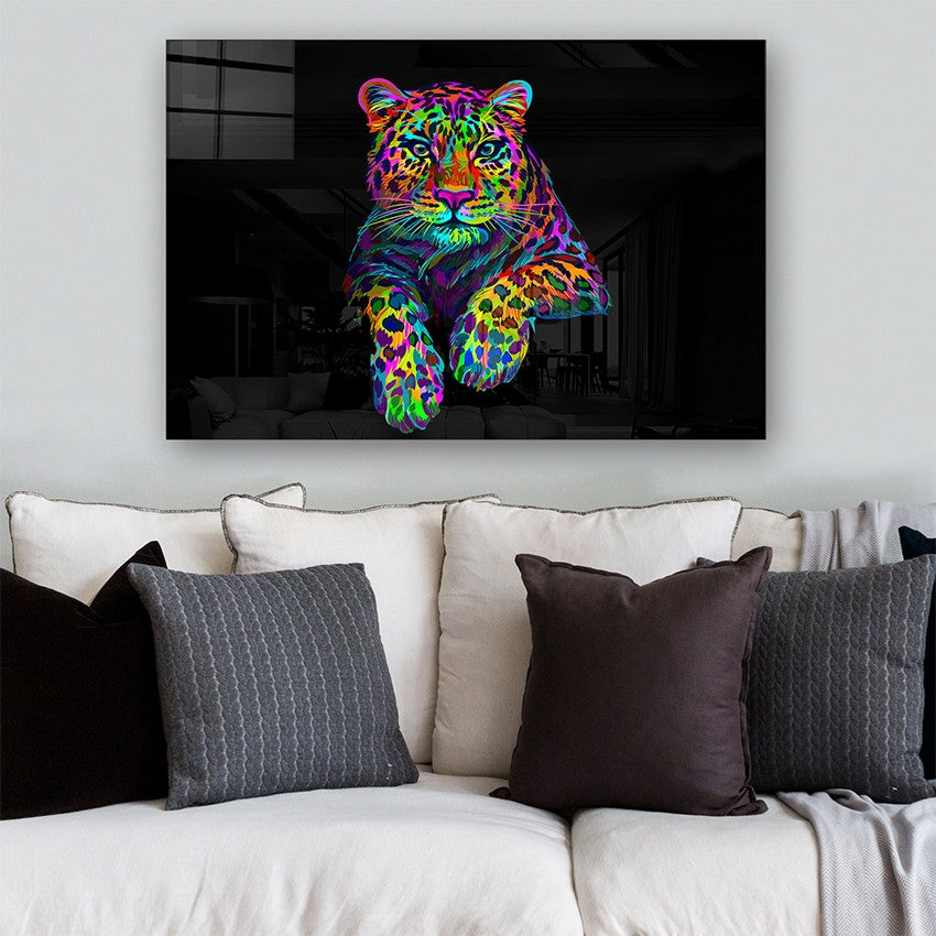Quadro Decorativo em Vidro Temperado Multicolor 70x100cm - 4mm de Espessura