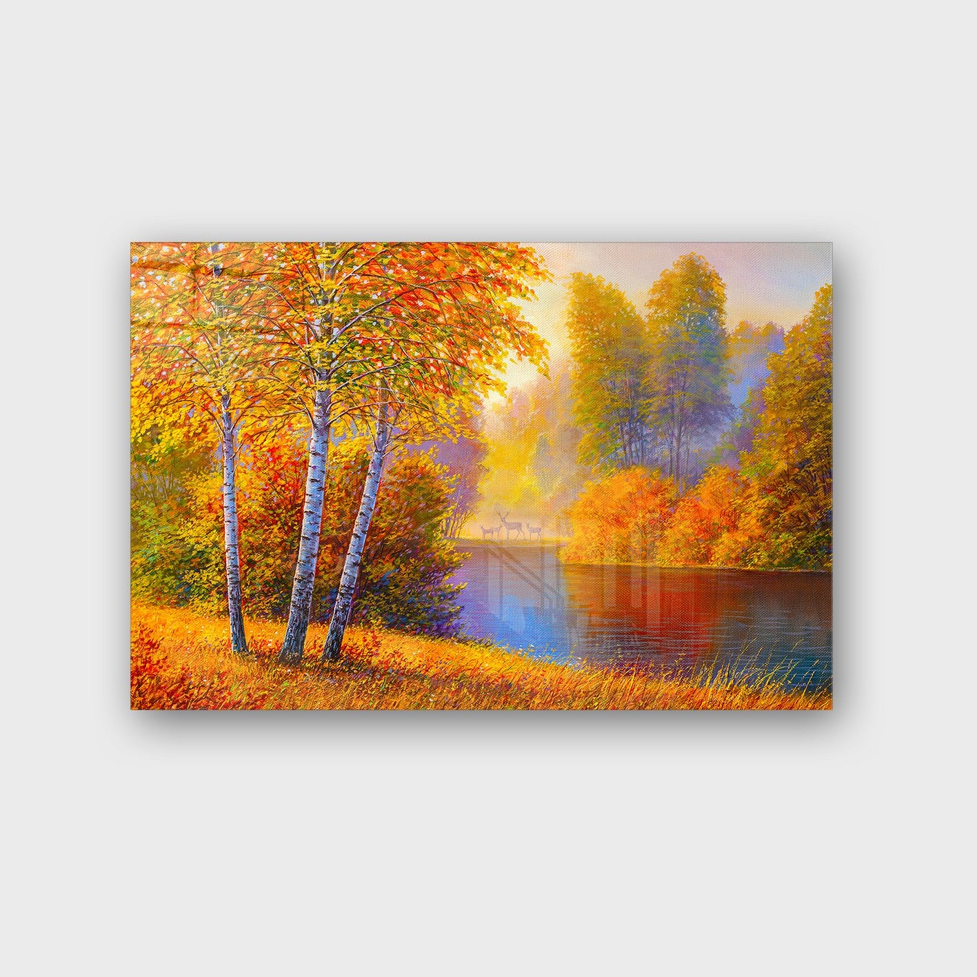Quadro Decorativo em Vidro Temperado Multicolor 50x70cm - Arte Moderna para Parede