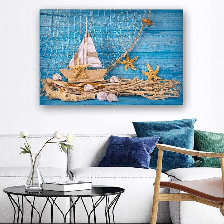 Quadro Decorativo em Vidro Temperado Multicolor 70x100cm - Arte Moderna para Parede