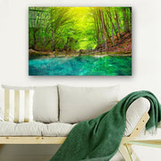 Quadro Decorativo em Vidro Temperado Multicolor 50x70cm - Arte Moderna para Parede