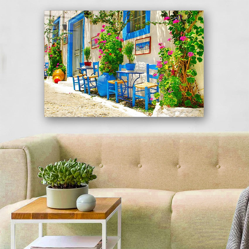 Quadro Decorativo em Vidro Temperado Multicolor 40x60cm - Arte Moderna para Parede