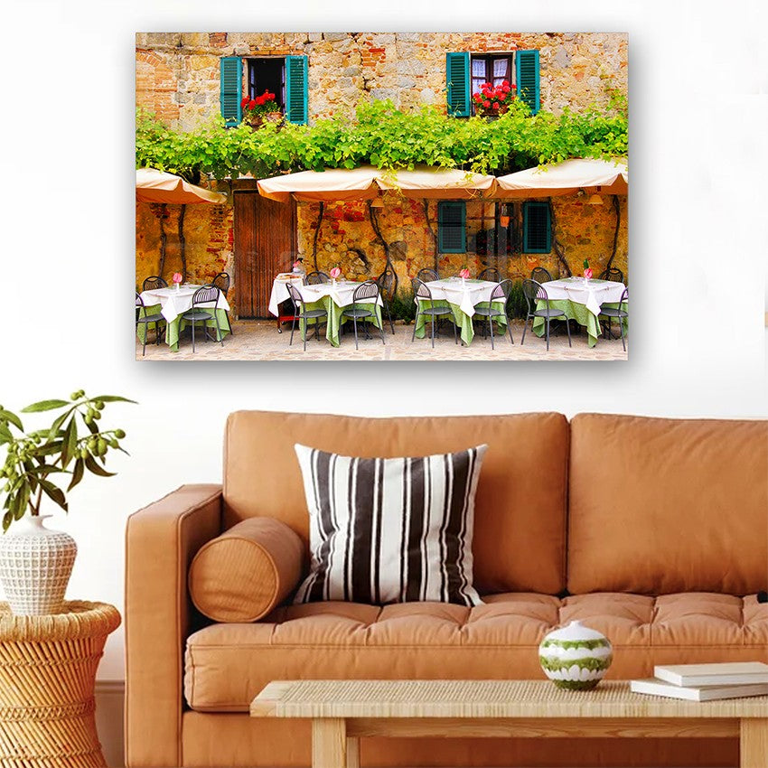 Quadro Decorativo em Vidro Temperado Multicolor 70x100cm - Arte Moderna para Parede