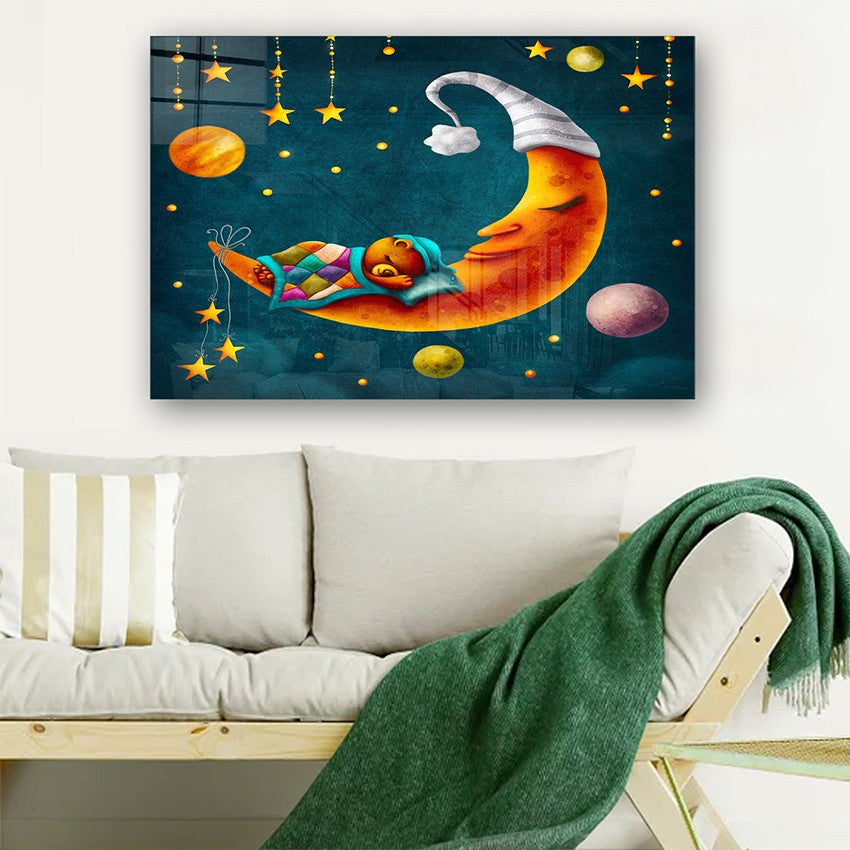 Quadro Decorativo em Vidro Temperado Multicolor 40x60cm - Arte Moderna para Parede