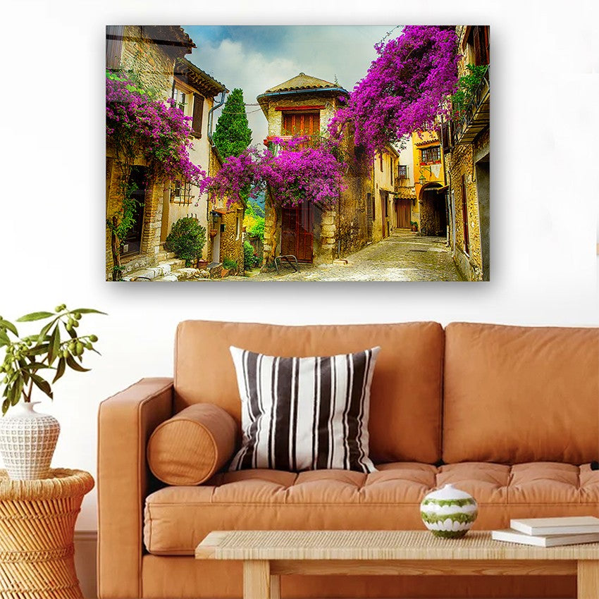 Quadro Decorativo em Vidro Temperado Multicolor 40x60cm - Arte Moderna para Parede