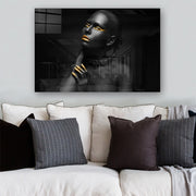 Quadro Decorativo em Vidro Temperado Multicolor 40x60cm - Arte Moderna para Parede