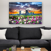 Quadro Decorativo em Vidro Temperado Multicolor 40x60cm - Arte Moderna para Parede