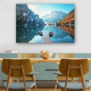 Quadro Decorativo em Vidro Temperado Multicolor 50x70cm - Arte Moderna para Parede