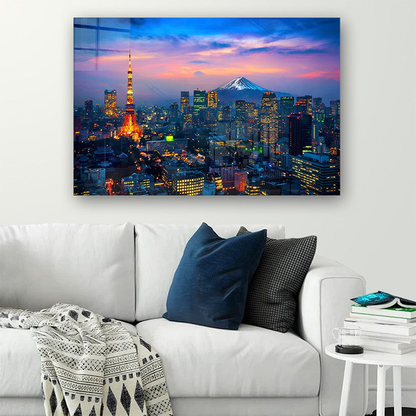 Quadro Decorativo em Vidro Temperado Multicolor 50x70cm - Arte Moderna para Parede