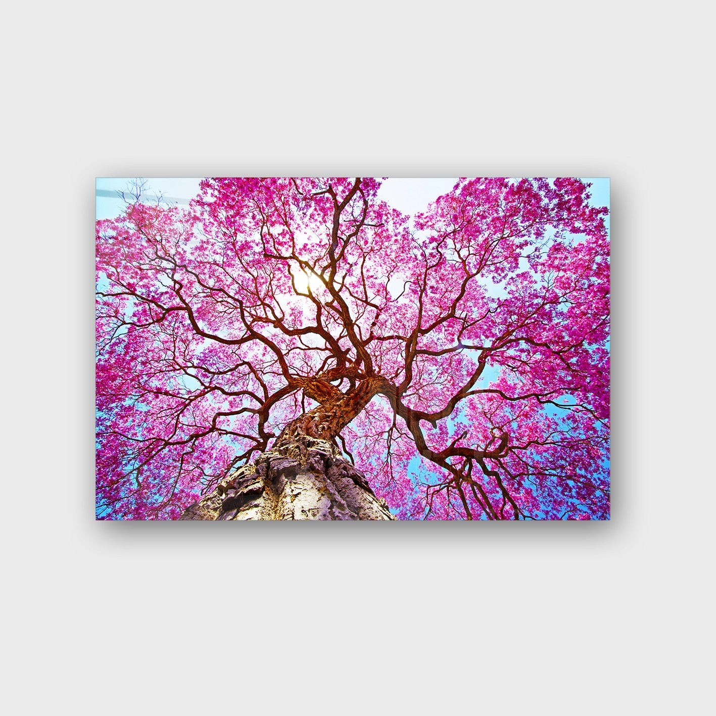 Quadro Decorativo em Vidro Temperado Multicolor 50x70cm - Arte Moderna para Parede