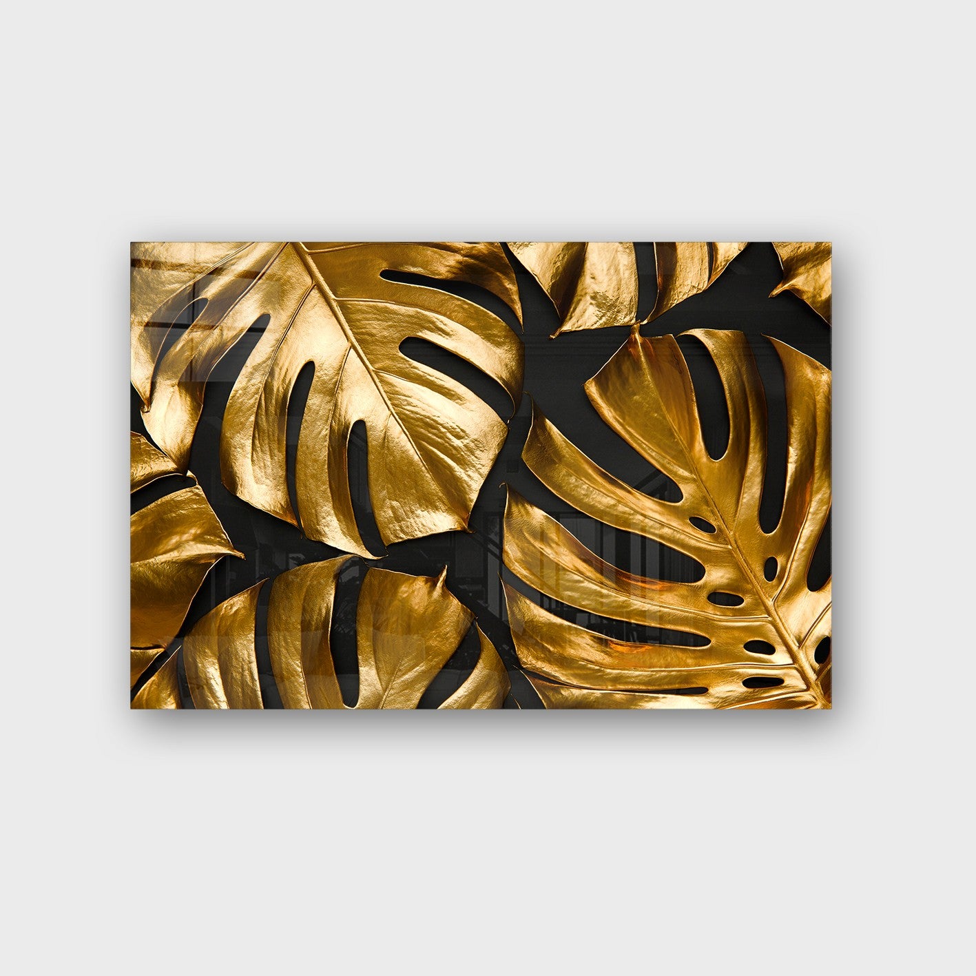 Quadro Decorativo em Vidro Temperado Multicolor 40x60cm - Arte Moderna para Parede