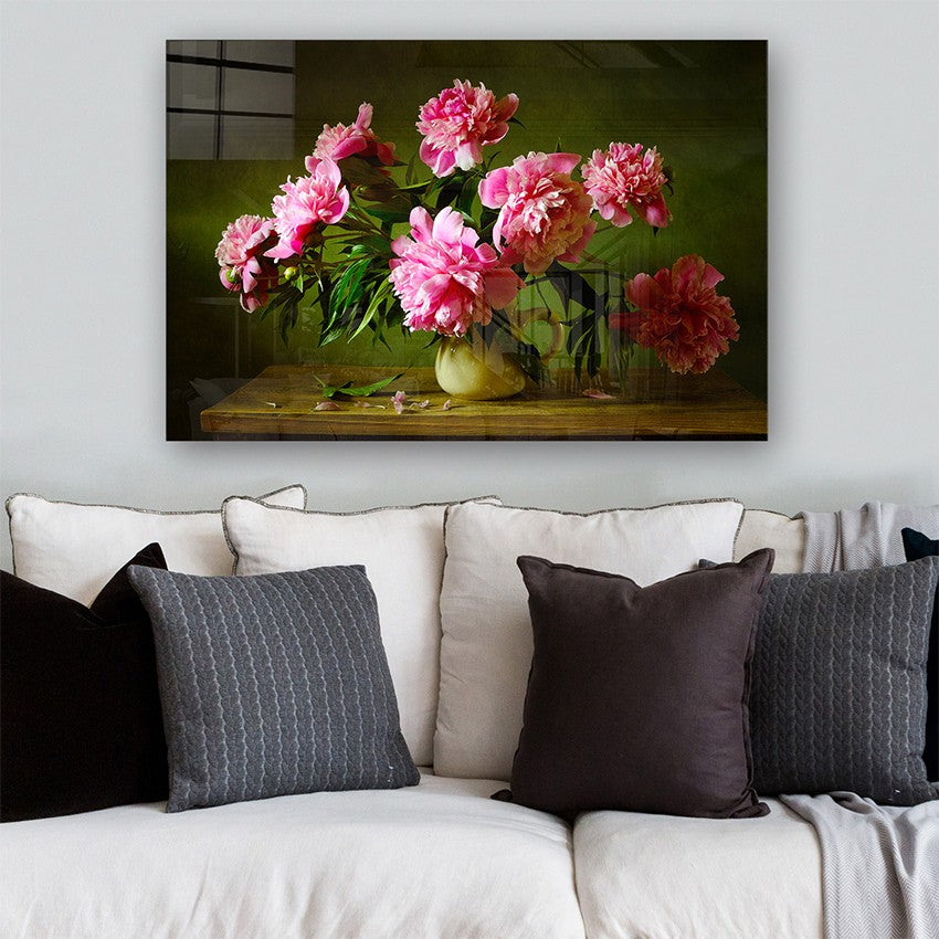 Quadro Decorativo em Vidro Temperado Multicolor 40x60cm - Arte Moderna para Parede