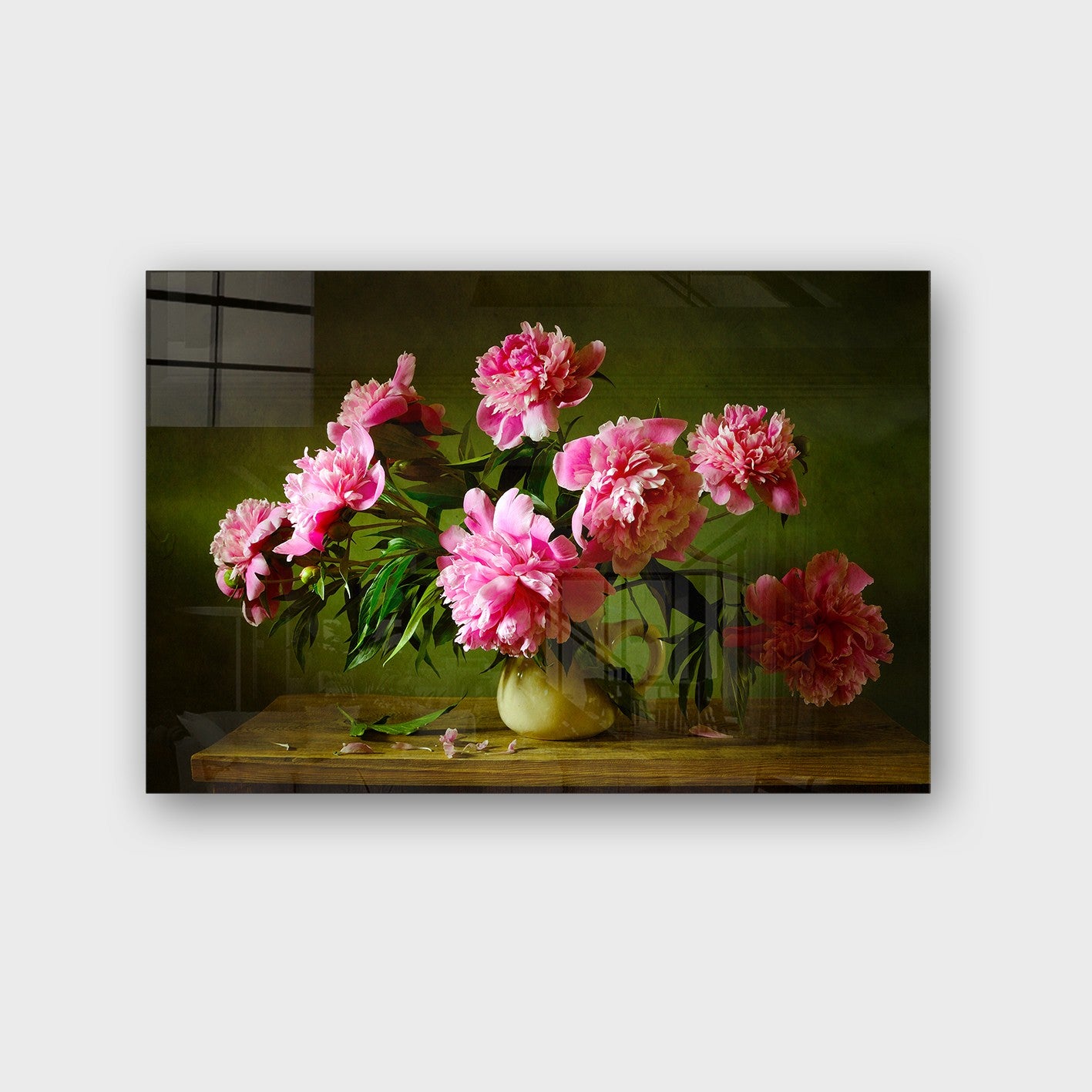 Quadro Decorativo em Vidro Temperado Multicolor 50x70cm - Arte Moderna para Parede