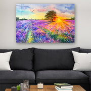 Quadro Decorativo em Vidro Temperado Multicolor 40x60cm - Arte Moderna para Parede