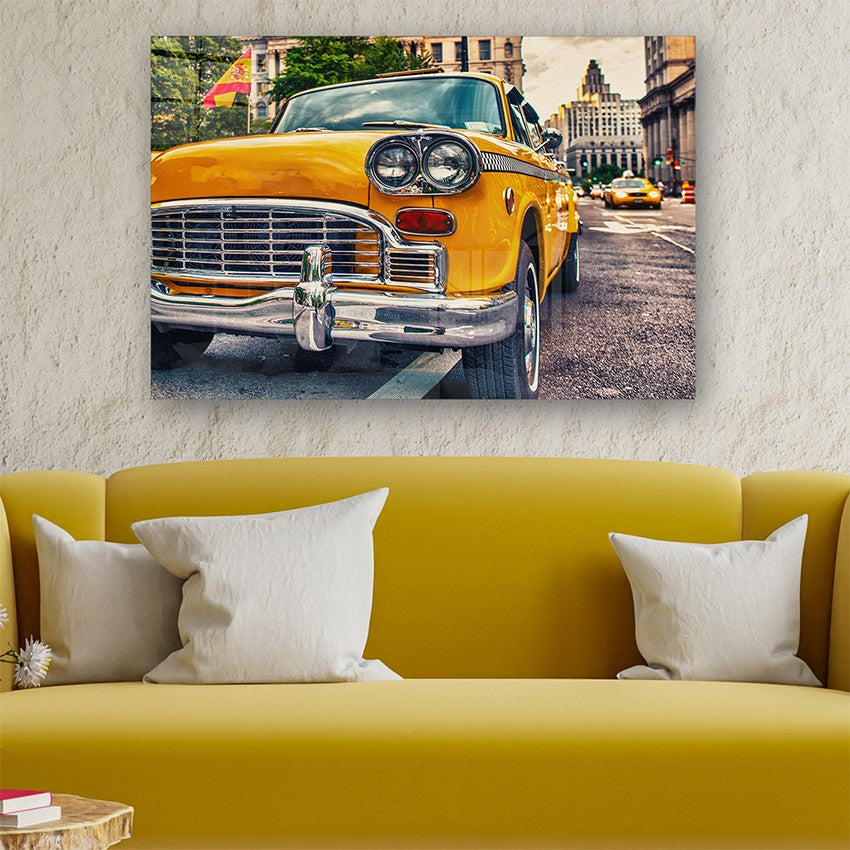 Quadro Decorativo em Vidro Temperado Multicolor 50x70cm - Arte Moderna para Parede