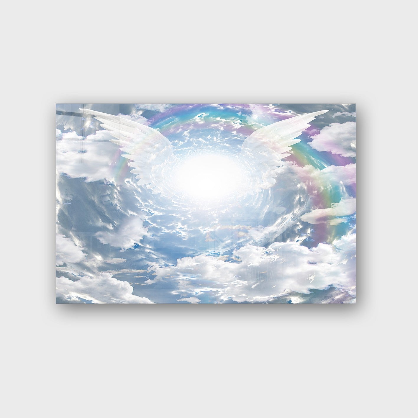 Quadro Decorativo em Vidro Temperado Multicolor 40x60cm - Arte Moderna para Parede