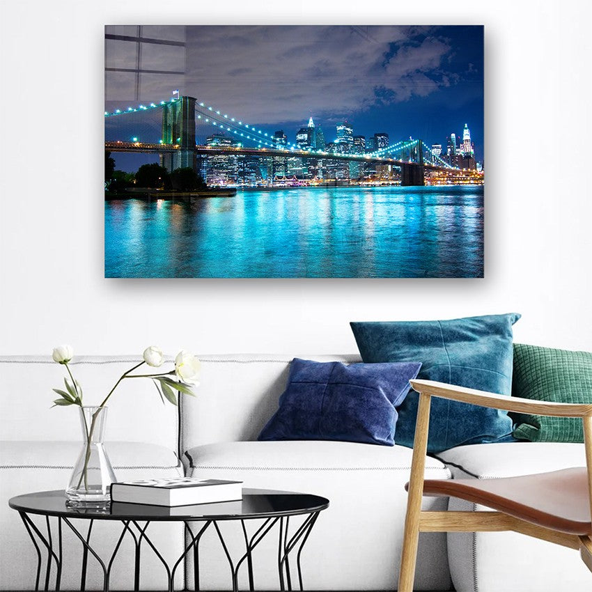 Quadro Decorativo em Vidro Temperado Multicolor 70x100cm - Arte Moderna para Parede