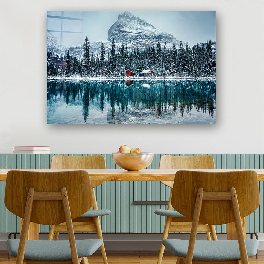 Quadro Decorativo em Vidro Temperado Multicolor 40x60cm - Arte Moderna para Parede
