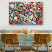 Quadro Decorativo em Vidro Temperado Multicolor 50x70cm - Arte Moderna para Parede