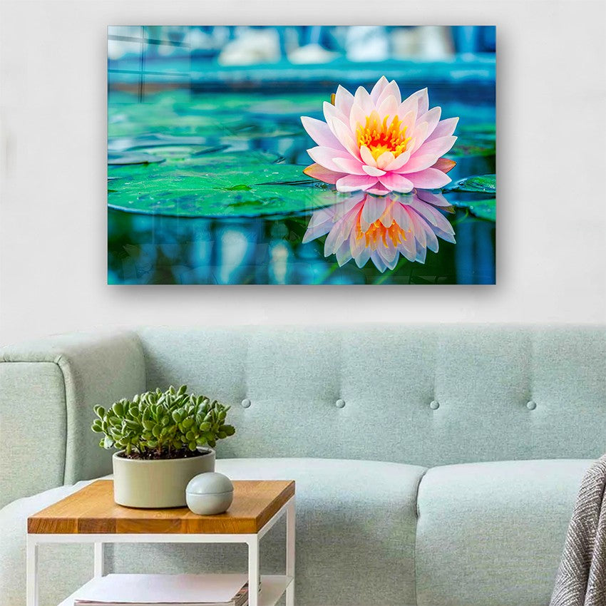 Quadro Decorativo em Vidro Temperado Multicolor 40x60cm - Arte Moderna para Parede