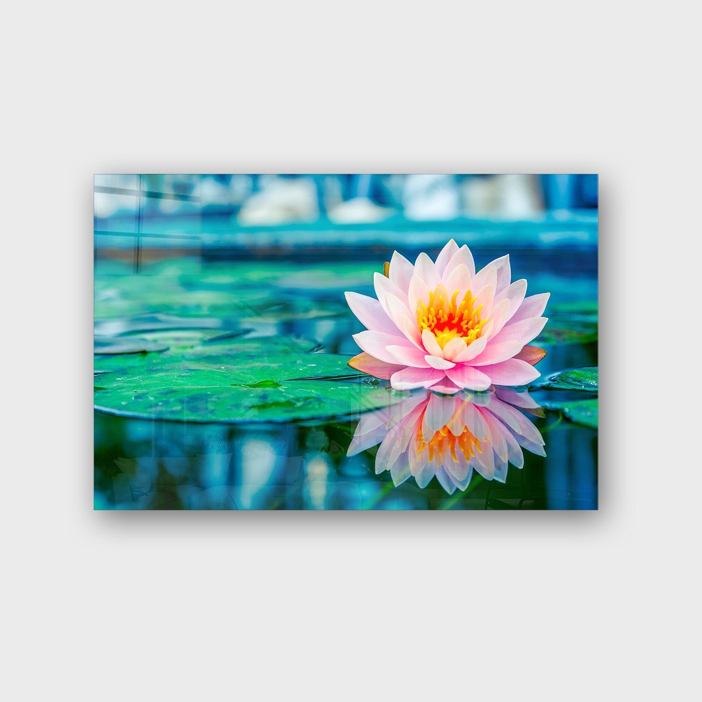 Quadro Decorativo em Vidro Temperado Multicolor 70x100cm - Arte Moderna para Parede
