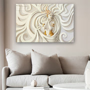 Quadro Decorativo em Vidro Temperado Multicolor 70x100cm - Arte Moderna para Parede