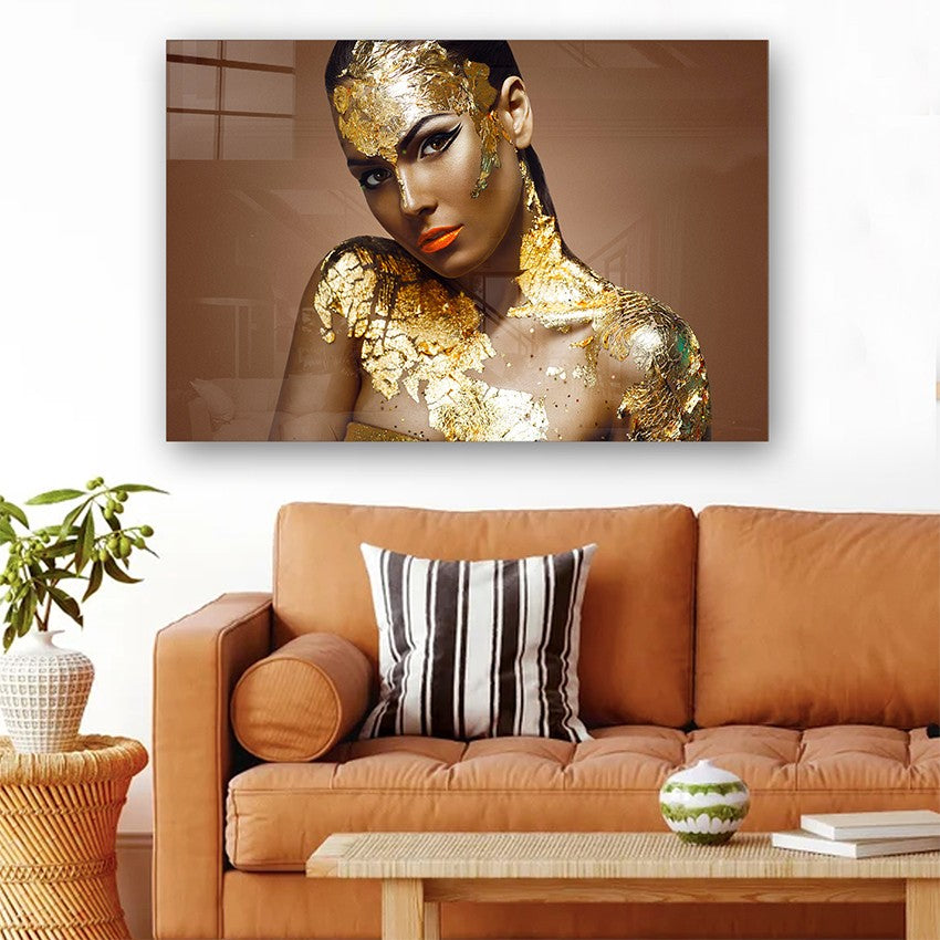 Quadro Decorativo em Vidro Temperado Multicolor 70x100cm - Arte Moderna para Parede