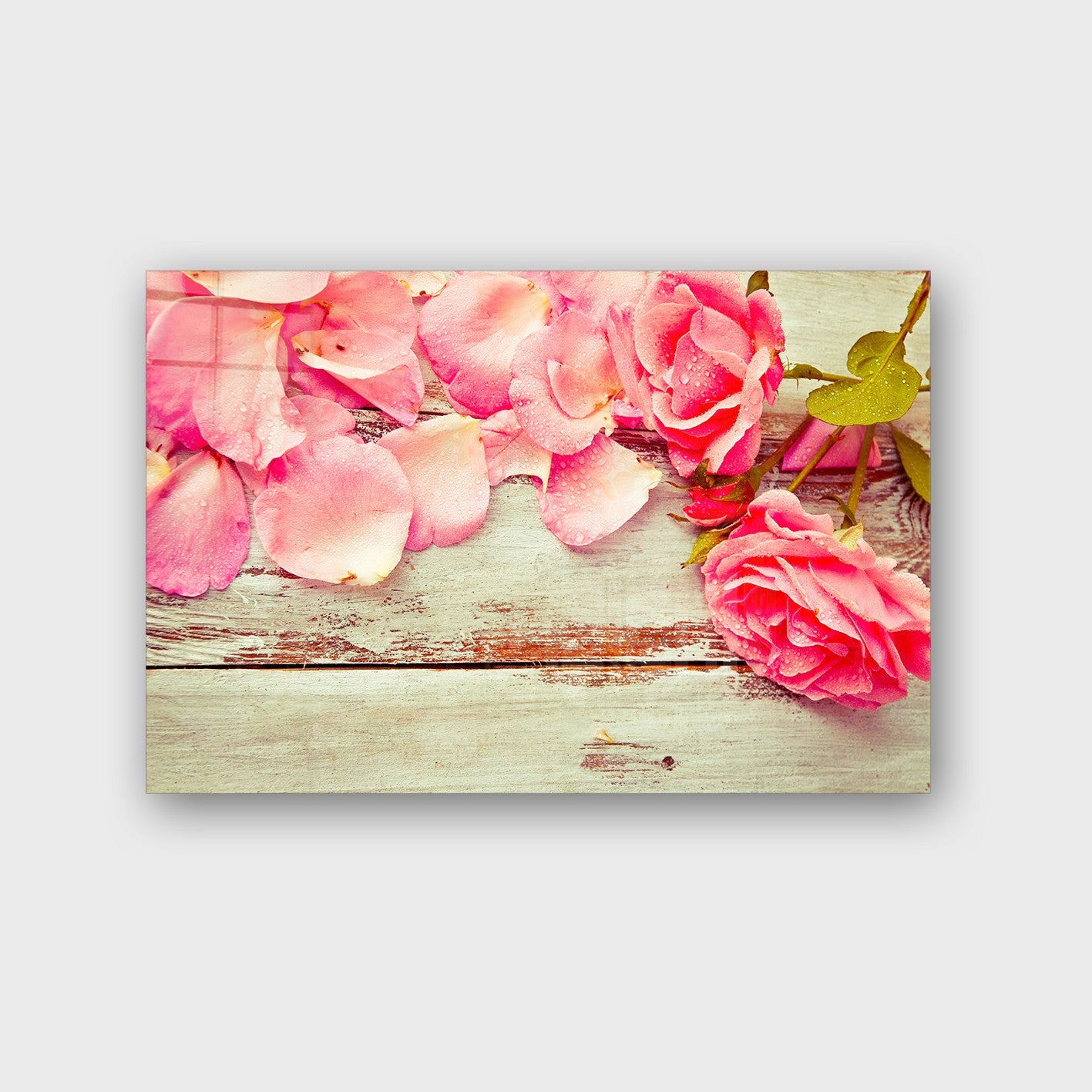 Quadro Decorativo em Vidro Temperado Multicolor 50x70cm - Arte Moderna para Parede