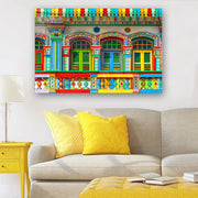 Quadro Decorativo em Vidro Temperado Multicolor 50x70cm - Arte Moderna para Parede