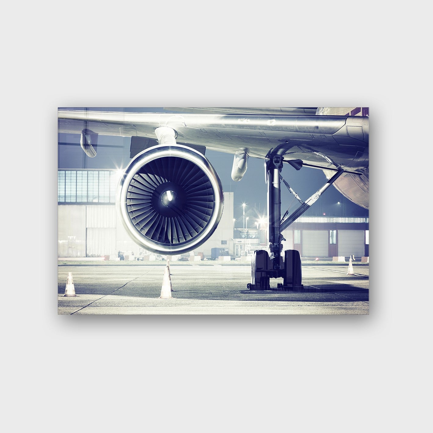 Quadro Decorativo em Vidro Temperado Multicolor 40x60cm - Arte Moderna para Parede