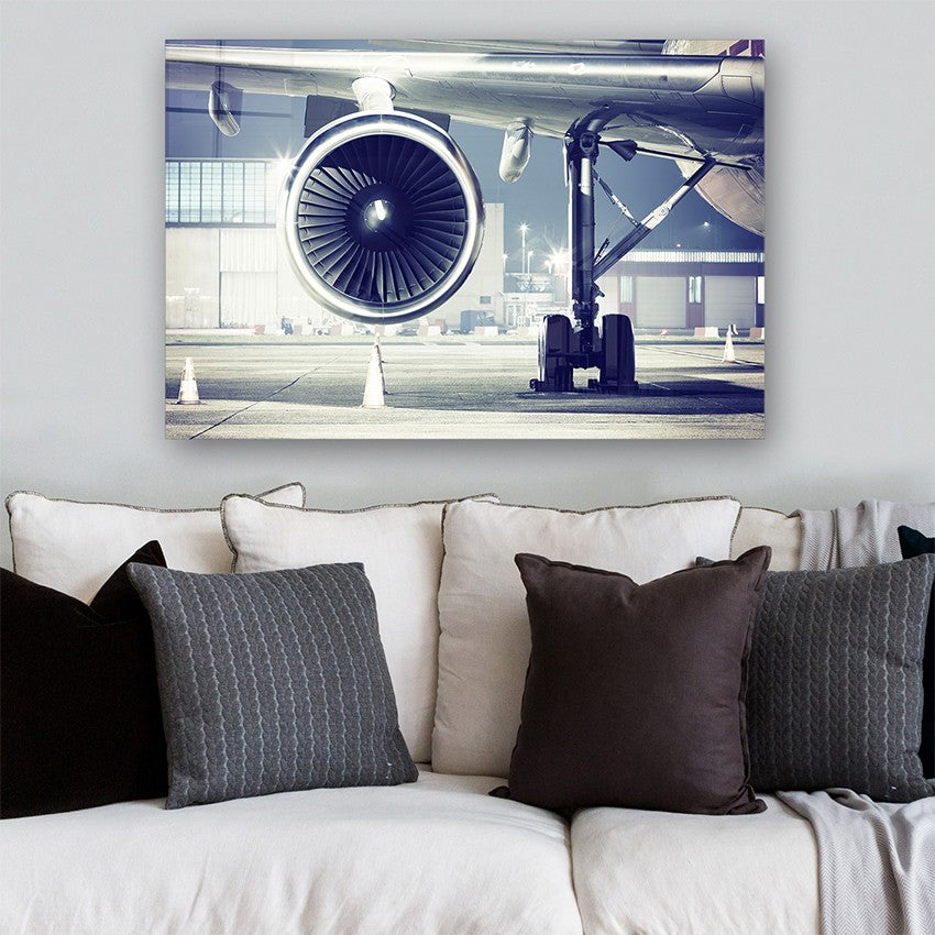 Quadro Decorativo em Vidro Temperado Multicolor 50x70cm - Arte Moderna para Parede