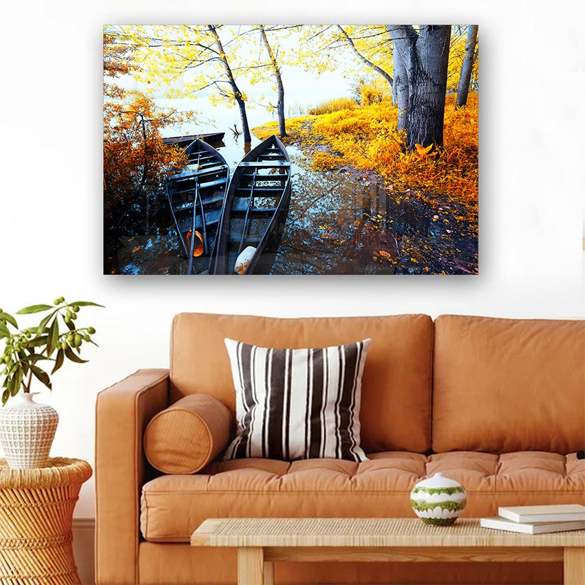 Quadro Decorativo em Vidro Temperado Multicolor 70x100cm - Arte Moderna para Parede