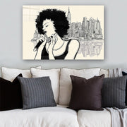 Quadro Decorativo em Vidro Temperado Multicolor 40x60cm - Arte Moderna para Parede