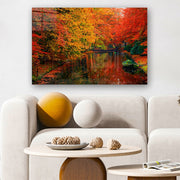 Quadro Decorativo em Vidro Temperado Multicolor 50x70cm - Arte Moderna para Parede