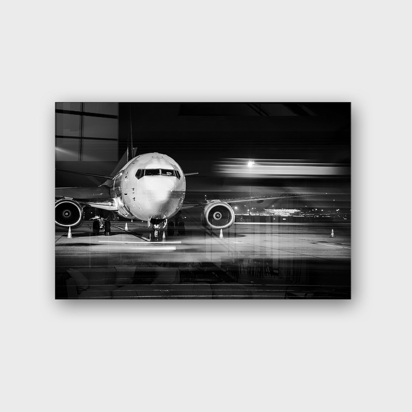 Quadro Decorativo em Vidro Temperado Multicolor 40x60cm - Arte Moderna para Parede