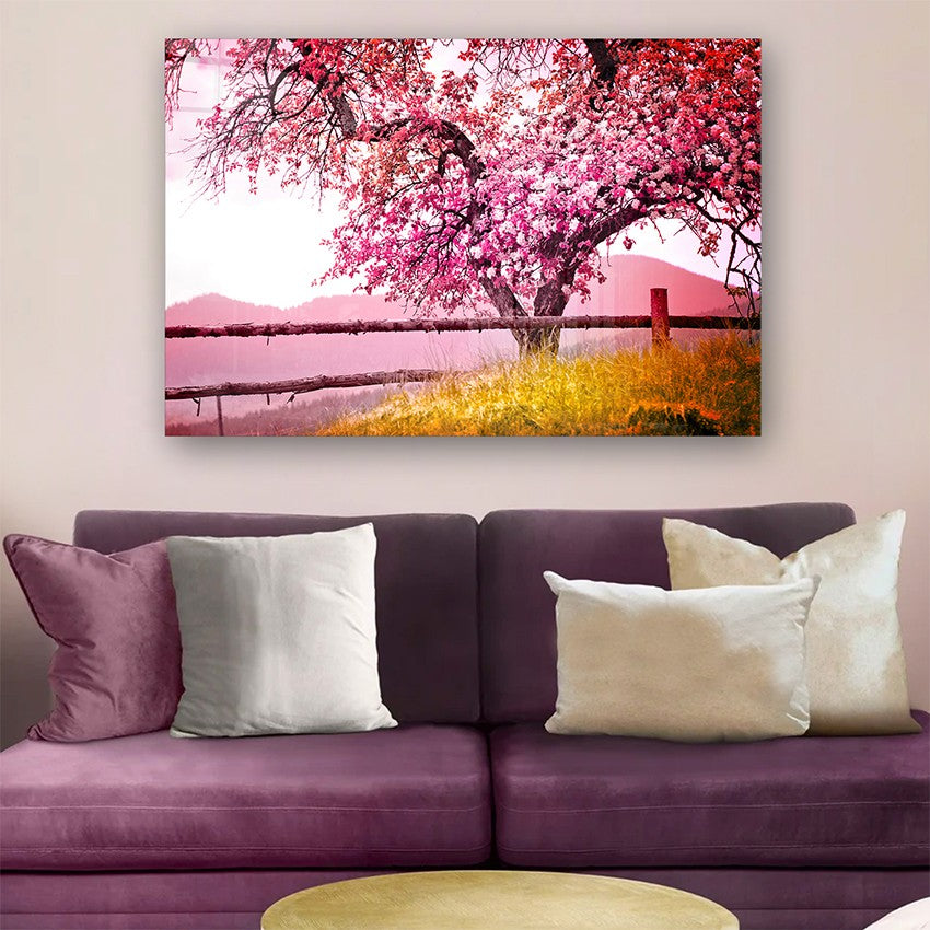 Quadro Decorativo em Vidro Temperado Multicolor 40x60cm - Arte Moderna para Parede