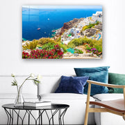 Quadro Decorativo em Vidro Temperado Multicolor 50x70cm - Arte Moderna para Parede